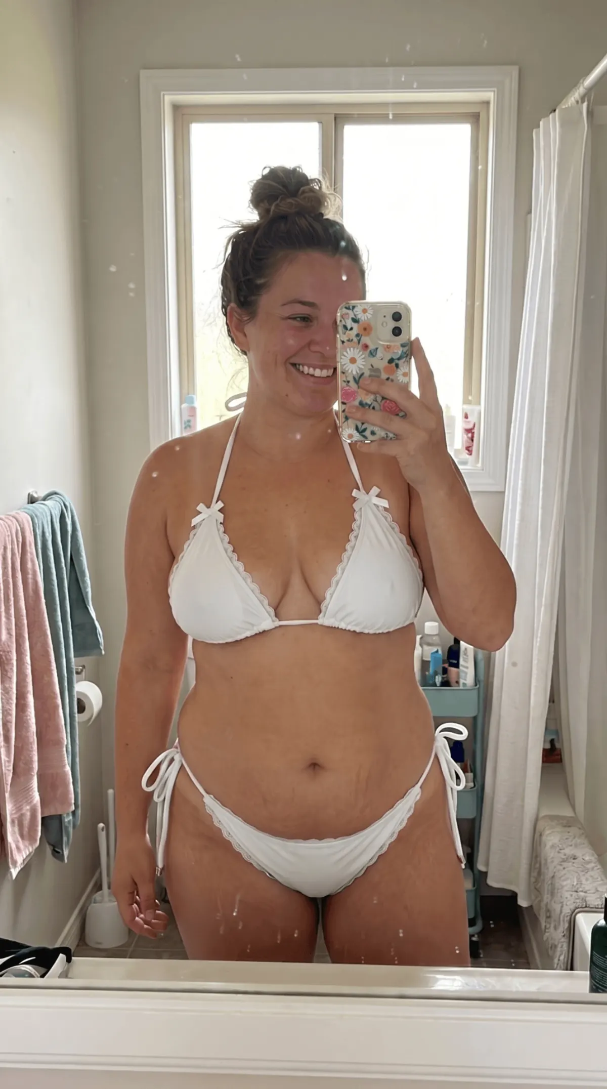 maya k. wearing pikini