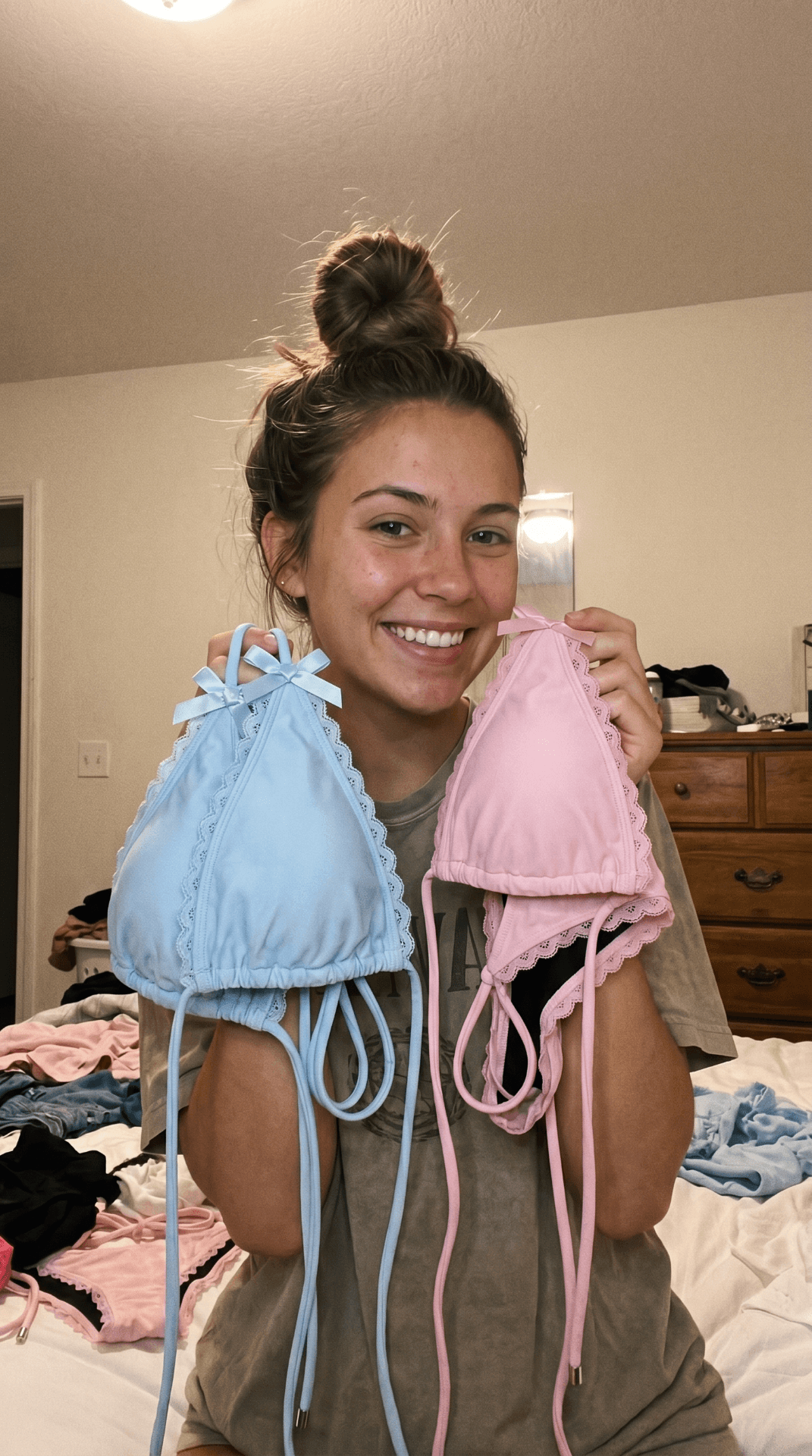 tessa b. wearing pikini